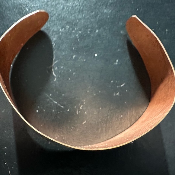 Vintage Painted Copper Bracelet - Picture 8 of 8